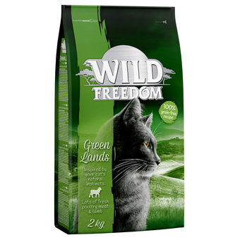 Zooplus 3x2kg green lands lam wild freedom kattenvoer aanbieding