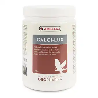 Zooplus 500g oropharma calci-lux versele-laga wateroplosbare calciumbron vogel aanbieding