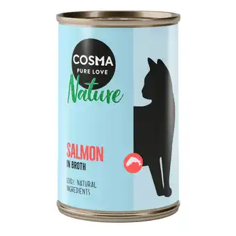 Zooplus 12x140g nature zalm cosma kattenvoer aanbieding