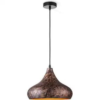 Praxis Home sweet home hanglamp rusty a 30 cm bruin aanbieding