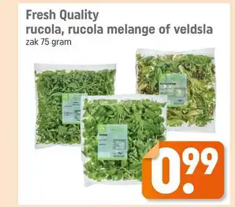 Lekker Makkelijk Fresh Quality Rucola, Rucola Melange Of Veldsla 75 gram aanbieding