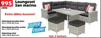 iTEK Loungeset San Marino aanbieding