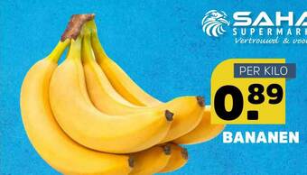 Sahan Supermarkten Bananen aanbieding