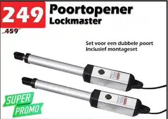 iTEK Poortopener Lockmaster aanbieding