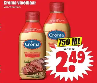 Dirk Croma vloeibaar 750 ml aanbieding