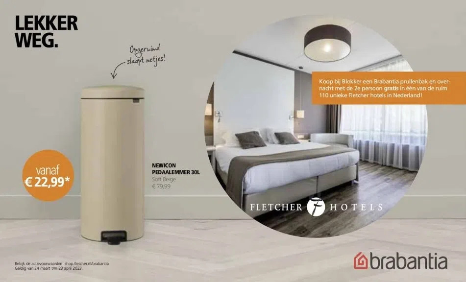 Blokker Lekker weg. aanbieding