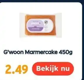 Ochama G'woon marmercake 450g aanbieding