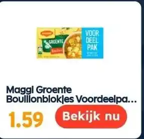 Ochama Maggi groente bouillonblokjes voordeelpak 122.4g aanbieding