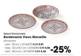 HANOS Select Dinnerware Bordenserie Vieux Marseille aanbieding