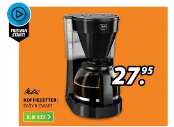 Expert Melitta® Koffiezetter | Easy II Zwart aanbieding