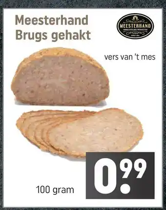 Dagwinkel Meesterhand Brugs Gehakt 100 gram aanbieding