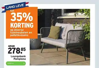 GAMMA Loungebank Pamplona Tot 35% Korting aanbieding