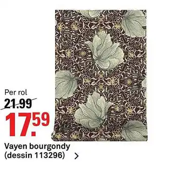 Karwei Vliesbehang Vayen Bourgondy (Dessin 113296) aanbieding