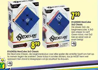 ToyChamp NexCube 3x3 Classic Of NexCube 2x2 Classic aanbieding