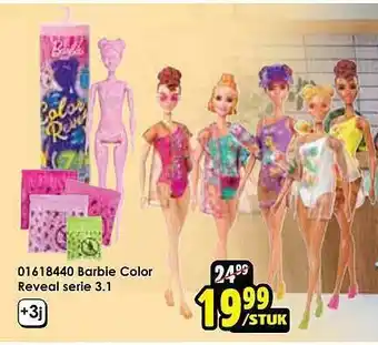 ToyChamp Barbie Color Reveal Serie 3.1 aanbieding