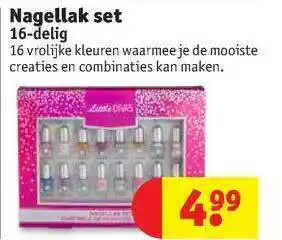 Kruidvat Nagellak Set 16-Delig aanbieding