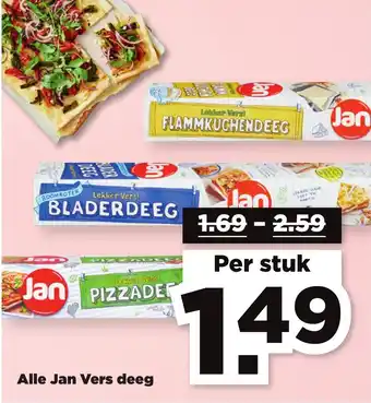 PLUS Jan vers deeg aanbieding