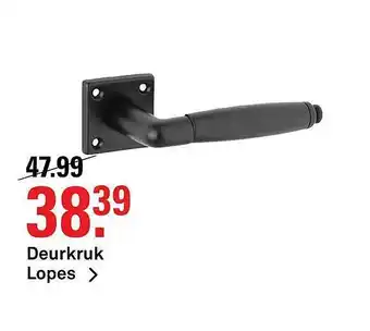 Karwei Deurkruk Lopes aanbieding