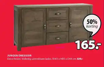 Jysk Jungen Dressoir B165 X H85 X D44 Cm 50% Korting aanbieding