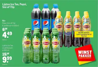 Makro Lipton Ice Tea, Pepsi, Sisi Of 7Up aanbieding