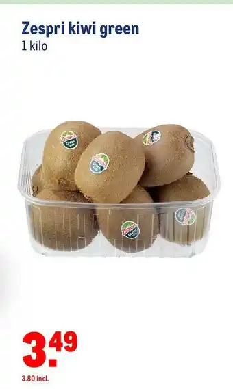 Makro Zespri Kiwi Green 1 kilo aanbieding