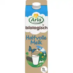 Jumbo Arla biologisch halfvolle melk 1l aanbieding