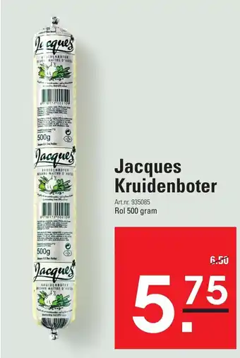 Sligro Jacques kruidenboter rol 500 gram aanbieding