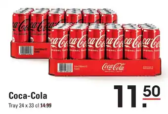 Sligro Coca-cola tray 24 x 33cl aanbieding