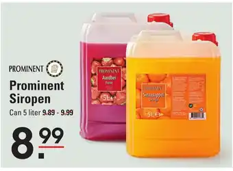 Sligro Prominent siropen can 5 liter aanbieding