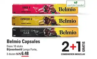 Sligro Belmio capsules doos 10 stuks 3 dozen aanbieding