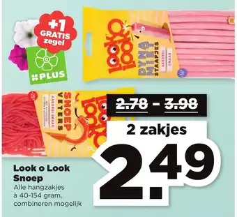 PLUS Look o Look Snoep 2*40-154g aanbieding