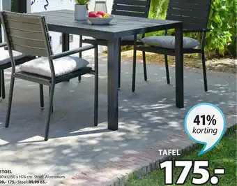 Jysk Jutlandia maderup tafel aanbieding