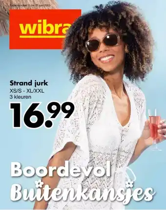 Wibra Strand jurk XS/S-XL/XXL 3 kleuren aanbieding