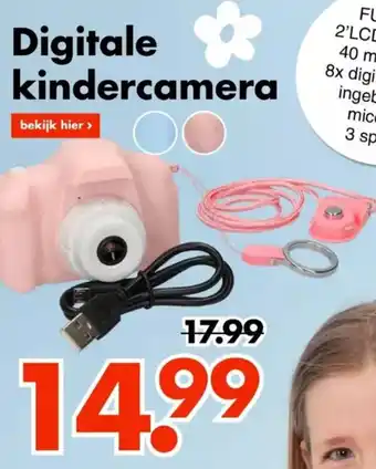 Wibra Digitale kindercamera aanbieding