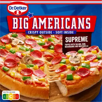 Jumbo Dr. oetker big americans pizza supreme 455g aanbieding