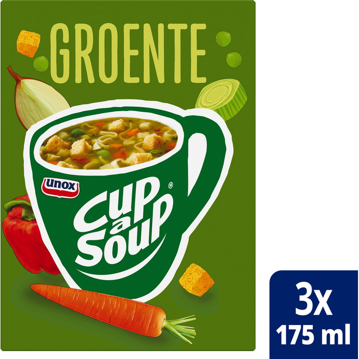 Jumbo Unox cup-a-soup groente 3 x 175ml aanbieding