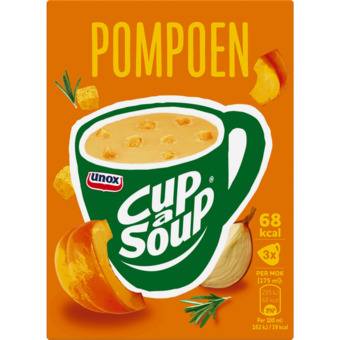 Jumbo Unox cup-a-soup pompoen 3 x 175ml aanbieding