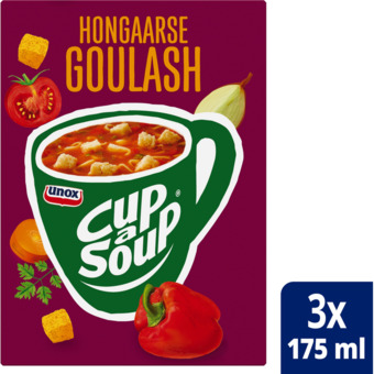 Jumbo Unox cup-a-soup hongaarse goulash 3 x 175ml aanbieding