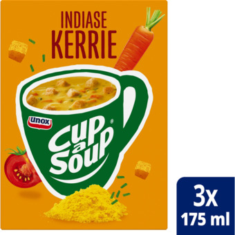 Jumbo Unox cup-a-soup indiase kerrie 3 x 175ml aanbieding