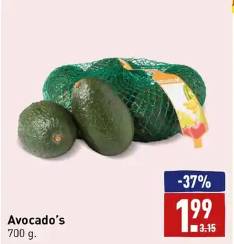 ALDI Avocado's 700g aanbieding