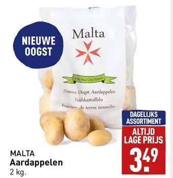 ALDI Malta aardappelen aanbieding