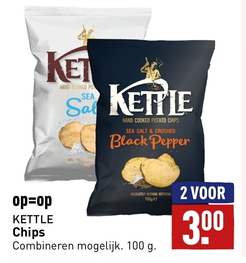 Kettle chips 100g aanbieding bij ALDI