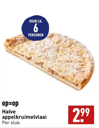 ALDI Halve appelkruimelvlaai aanbieding