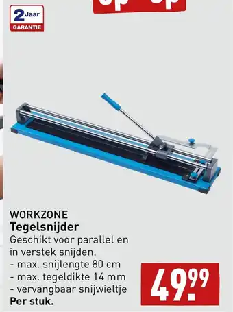 ALDI Workzone tegelsnijder aanbieding