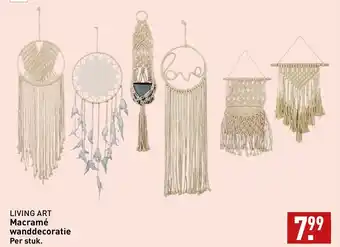 ALDI Living art macrame wanddecoratie aanbieding