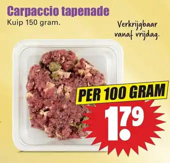 Dirk Carpaccio tapenade 100g aanbieding