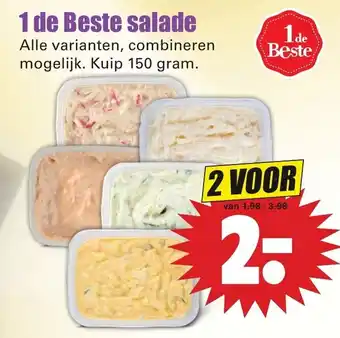 Dirk 1 de Beste salade 2*150g aanbieding