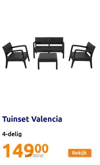 Action Tuinset valencia aanbieding