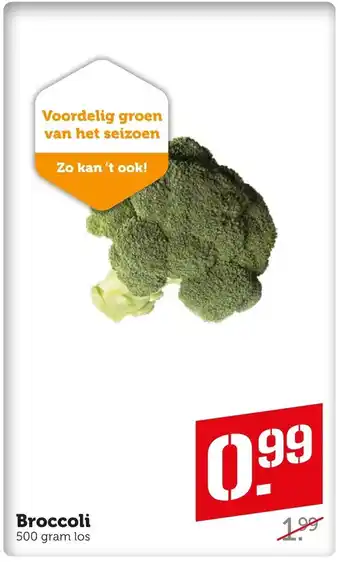 Coop Broccoli 500g aanbieding