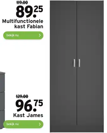 GAMMA Multifunctionele kast fabian aanbieding